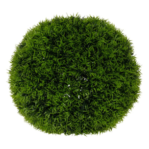 Boule de buis artificiel "Carly" vert D27cm