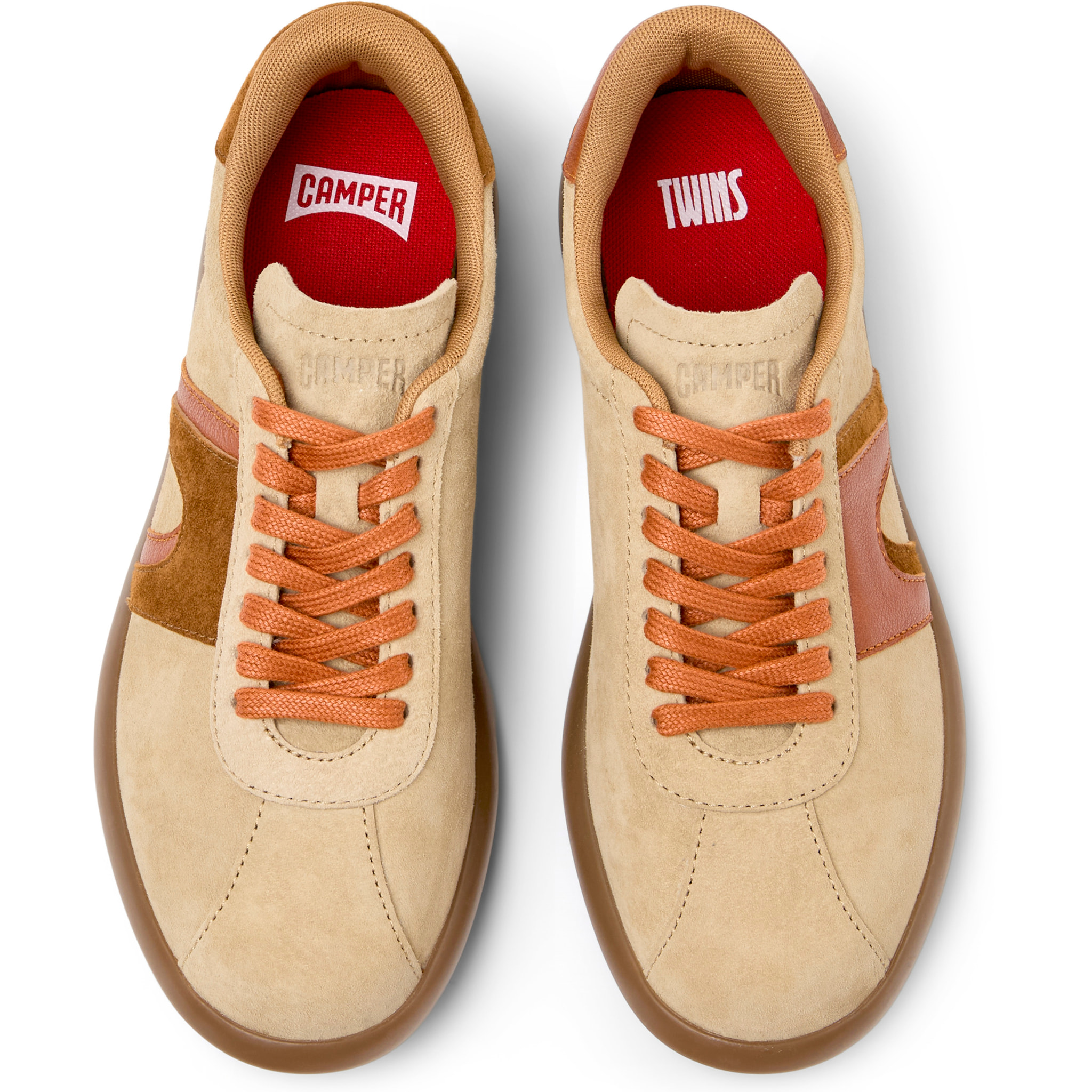 Zapatillas - CAMPER Pelotas Soller Twins - Beige - Cuero Nubuck
