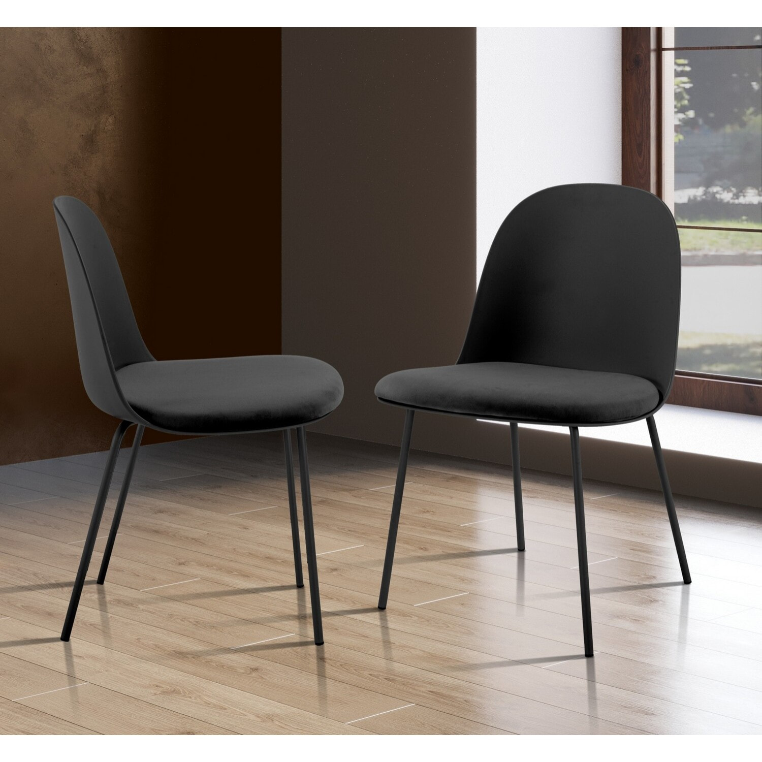 Oresteluchetta Set 4 Sedie TELLA SLIM BLACK