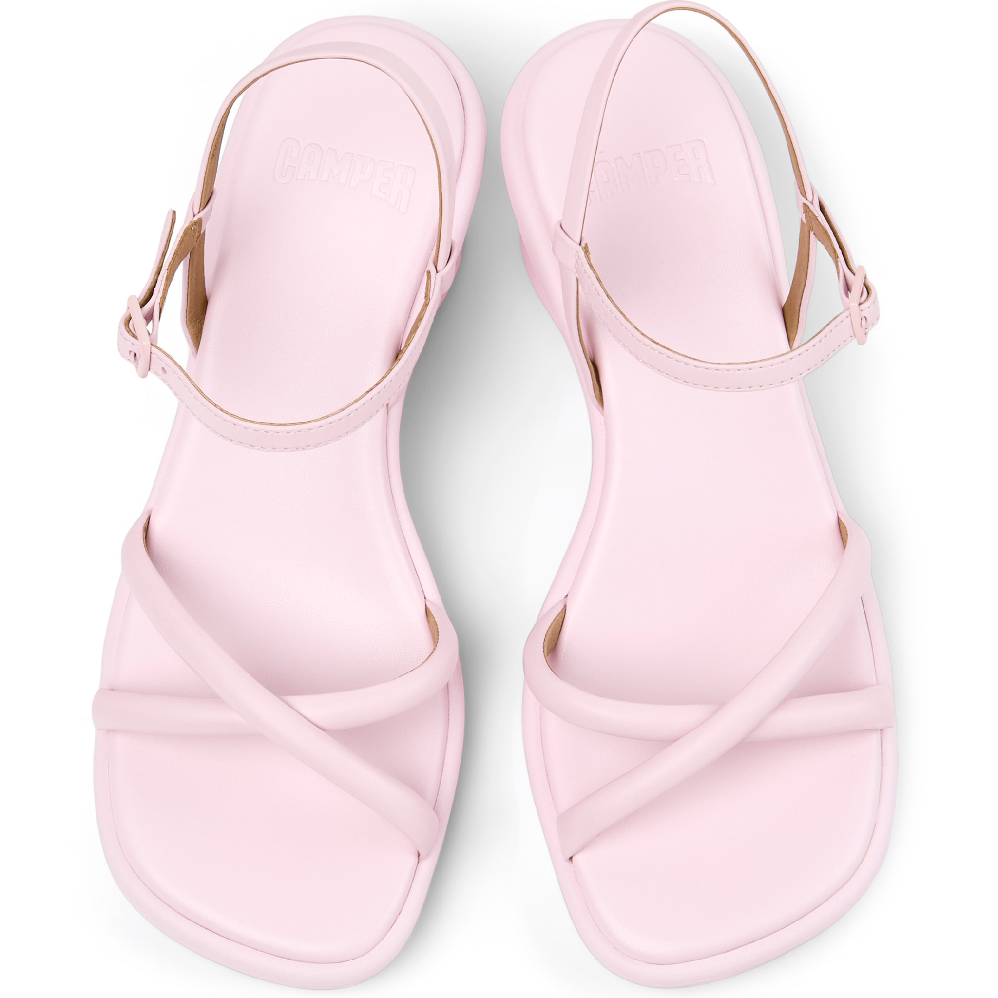 Sandalias - CAMPER Louise Sandal - Rosa - Cuero liso