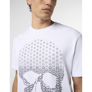 PHILIPP PLEIN Round Neck T-Shirt Skull Strass Skull Strass