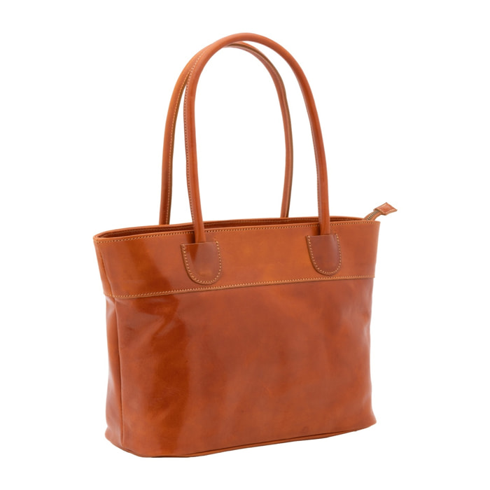 Borsa a tracolla da uomo in vera pelle - Modello False - 100% pelle - 40.0 x 27.0 x 14.0 cm