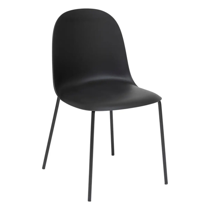Chaise "Asan" noir