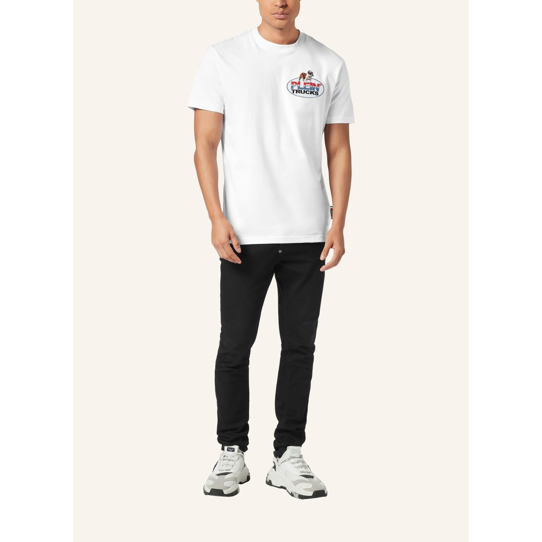 PHILIPP PLEIN T-shirt girocollo a maniche corte Bulldog