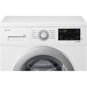 Lave linge séchant hublot LG F854M21WR