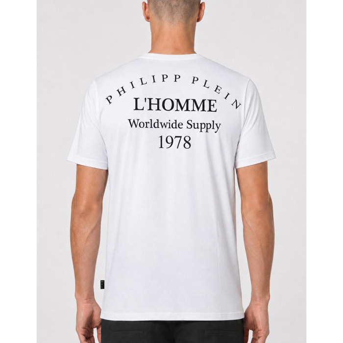 PHILIPP PLEIN Camiseta de cuello redondo y manga corta