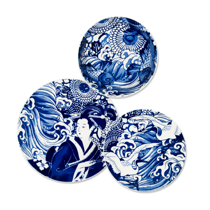 Servizio Piatti 18 Pezzi Excelsa – Kon, Porcellana Blu