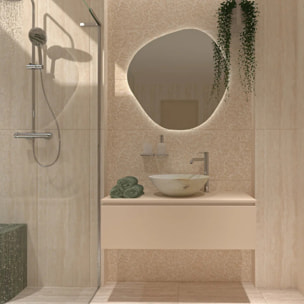 Aurum mitigeur lavabo inoxydable, à levier, sans vidage, chrome brillant SATBAUR285CR avec une garantie de 5 ans
