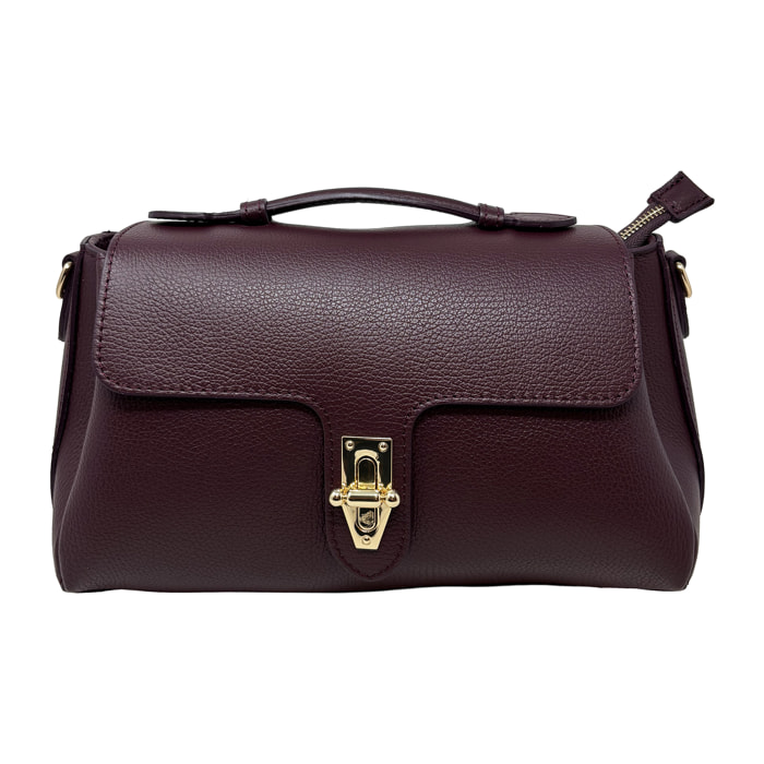 Borsa a Mano Elegante in Vera Pelle Made in Italy