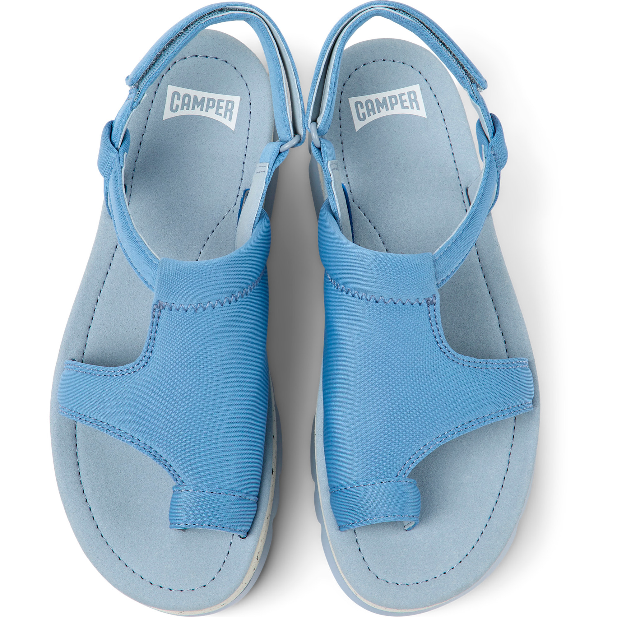Sandalias - CAMPER Oruga Up - Azul - Textil técnico (poliéster reciclado)