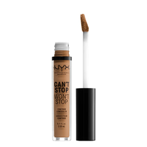 NYX Professional Makeup Anti-Cernes et Correcteur Can't Stop Won't Stop Contour Concealer Neutral Tan