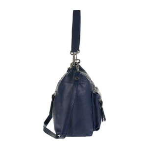 Borsa a spalla da donna Made in Italy - Modello Seraphina - 100% pelle - 35.0 x 23.0 x 20.0 cm