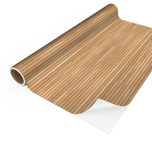 Rouleau revêtement adhésif vinyle au mètre - Sticker mural tête de lit - BOIS SCANDINAVE