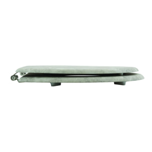Abattant wc MDF Gris - Charnières Inox MSV