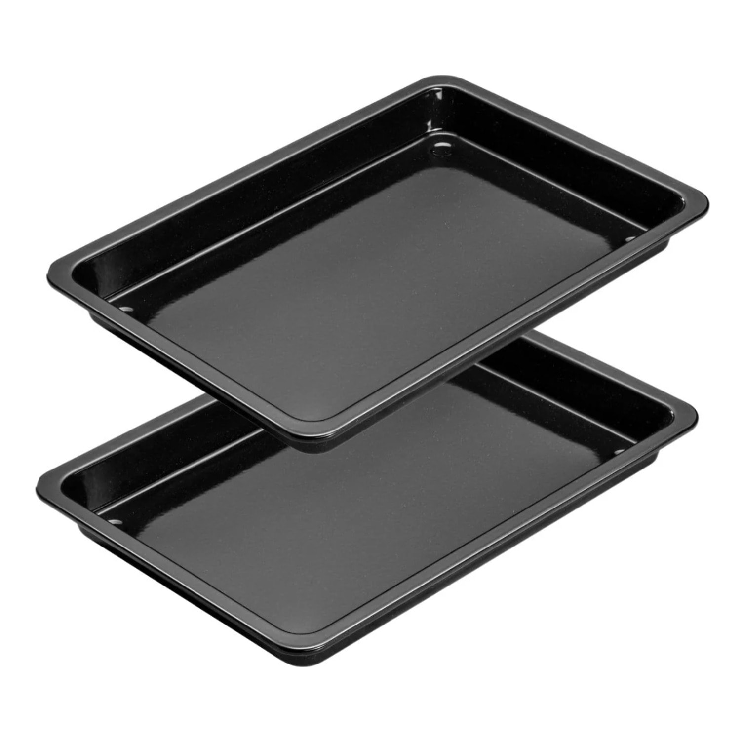 Lot de 2 plats de cuisson pizza au four 42 x 29 cm Dr. Oetker Back-Idee Kreativ