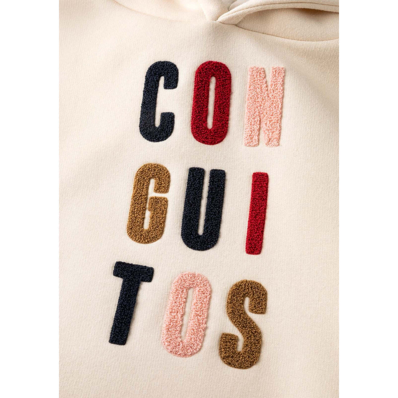 Sudadera de Niña Conguitos Beige