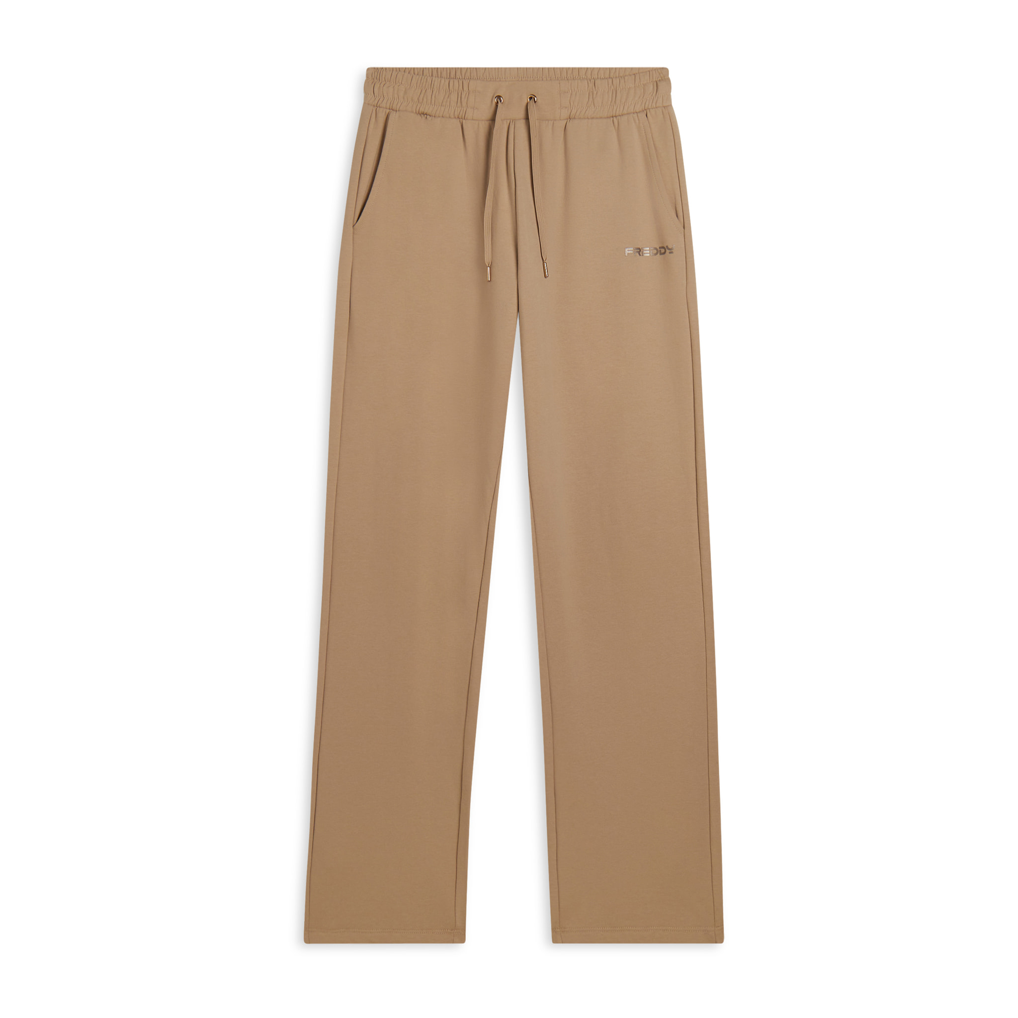 Pantaloni regular con gamba dritta e coulisse