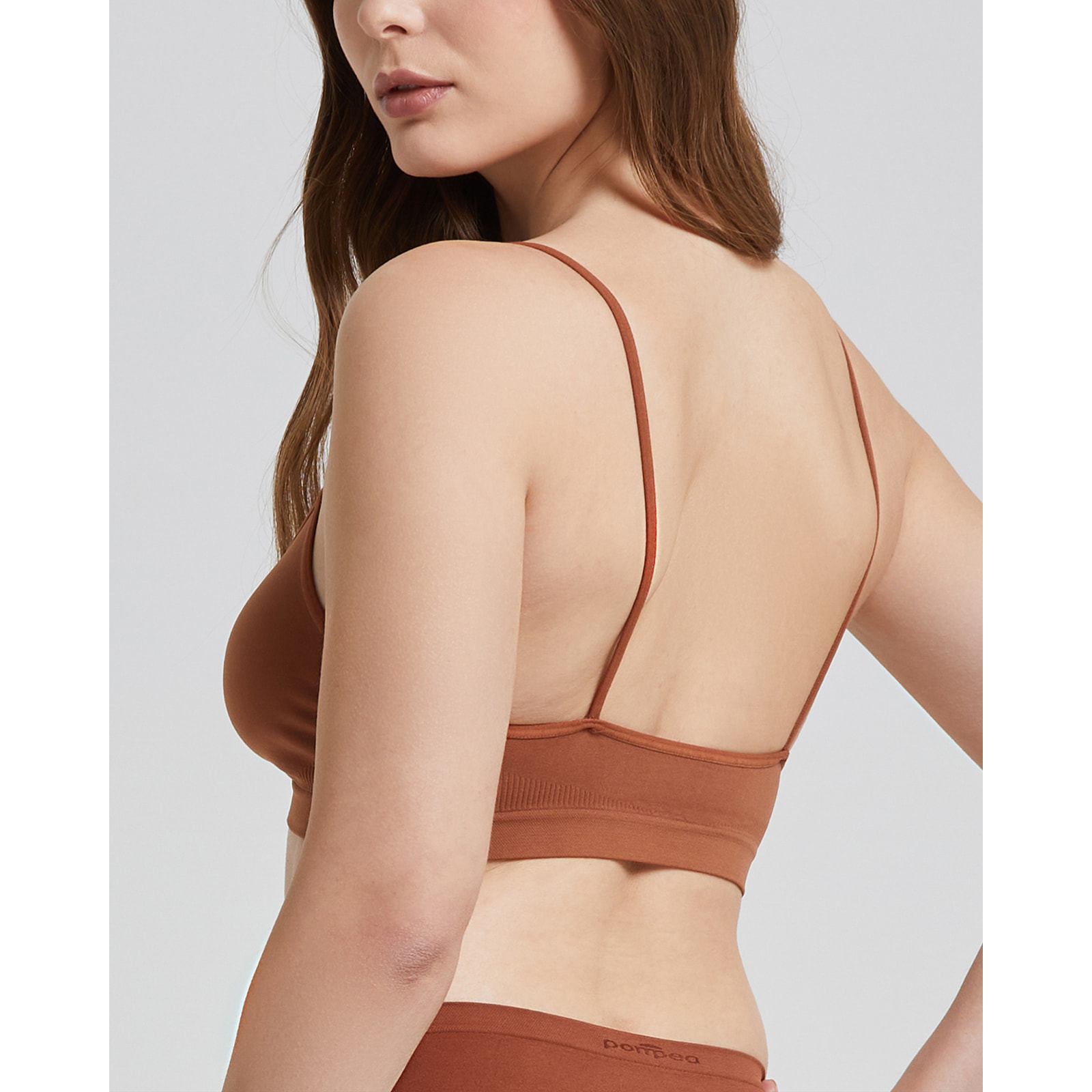 Brassiere seamless con spalline sottili X2