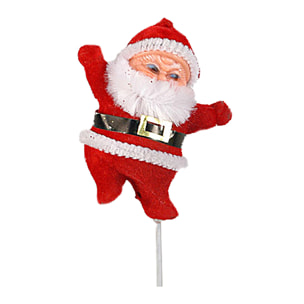 Pick babbo natale - Pezzi 48 - 3,5xH21x1cm - Bianchi Dino SpA