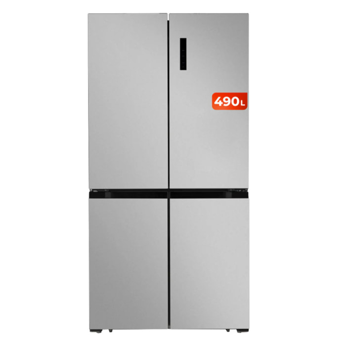 EVVO Frigorífico 4 puertas F100X, Motor Inverter, Total No Frost, 321l + 169l