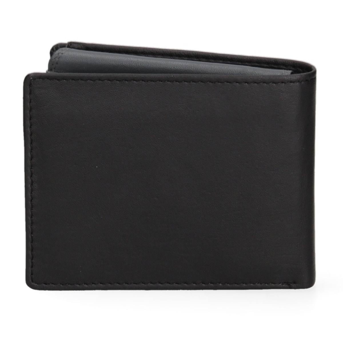Portafoglio uomo vera pelle - Modello False - Casual - 12.0 x 9.5 x 2.0 cm
