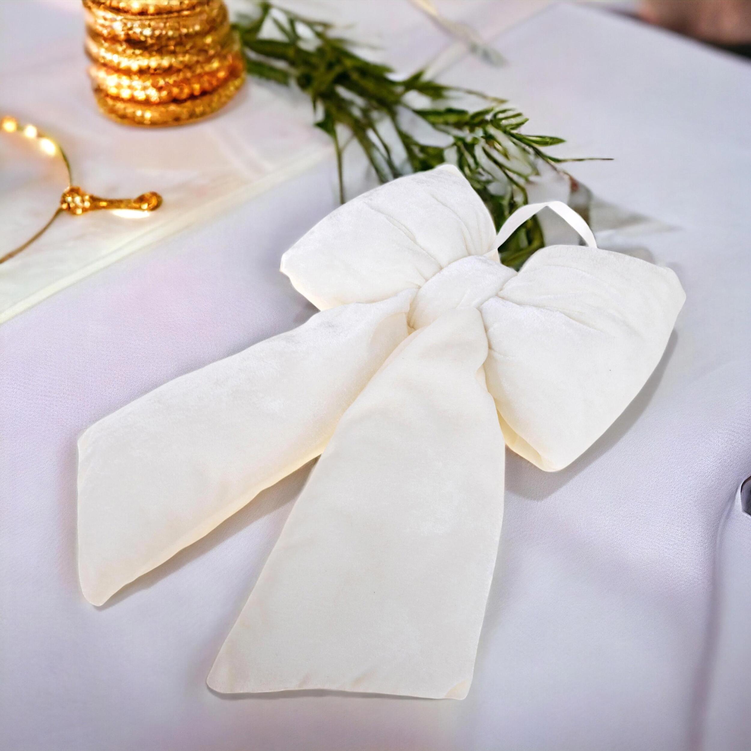 Fiocco velluto - Pezzi 3 - 36xH7x28cm - Bianchi Dino SpA