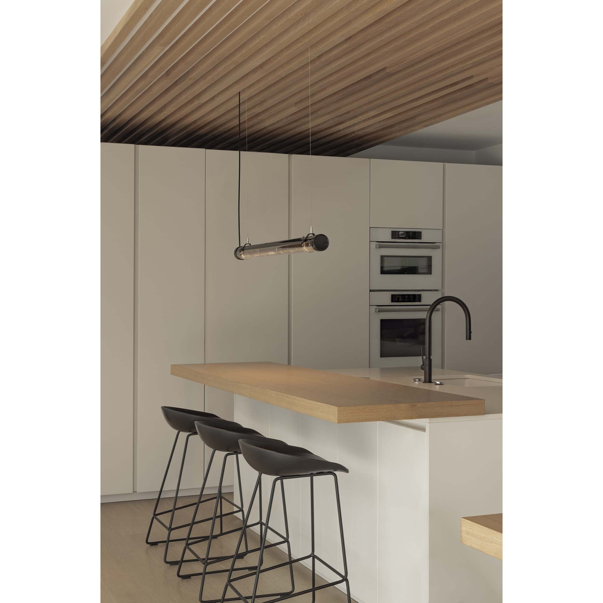 SCUBA LOUVER 1200 Colgante negra 36W