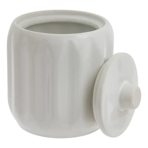 Pot à coton Colorama en céramique D.12,5cm blanc