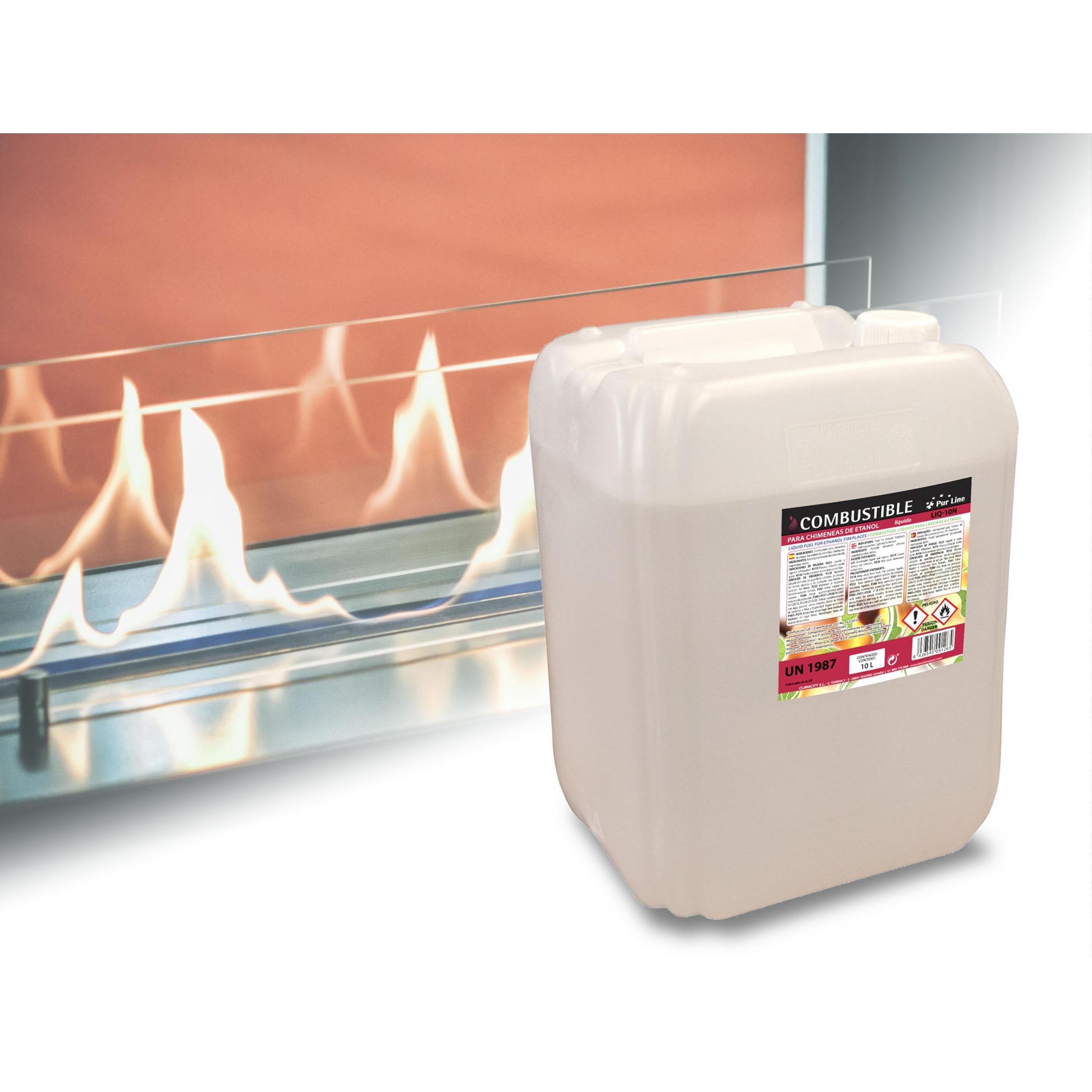 Combustible Etanol de origen natural aroma neutro  garrafa LIQ-10N PURLINE  W