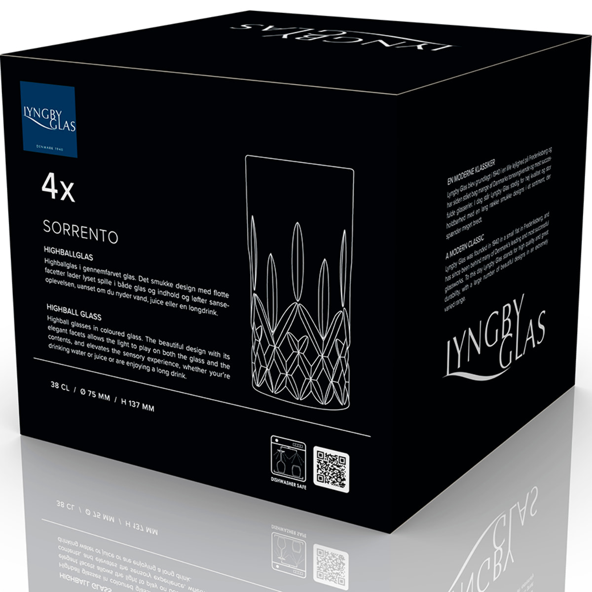Set de 4 verres highball Sorrento 38 cl