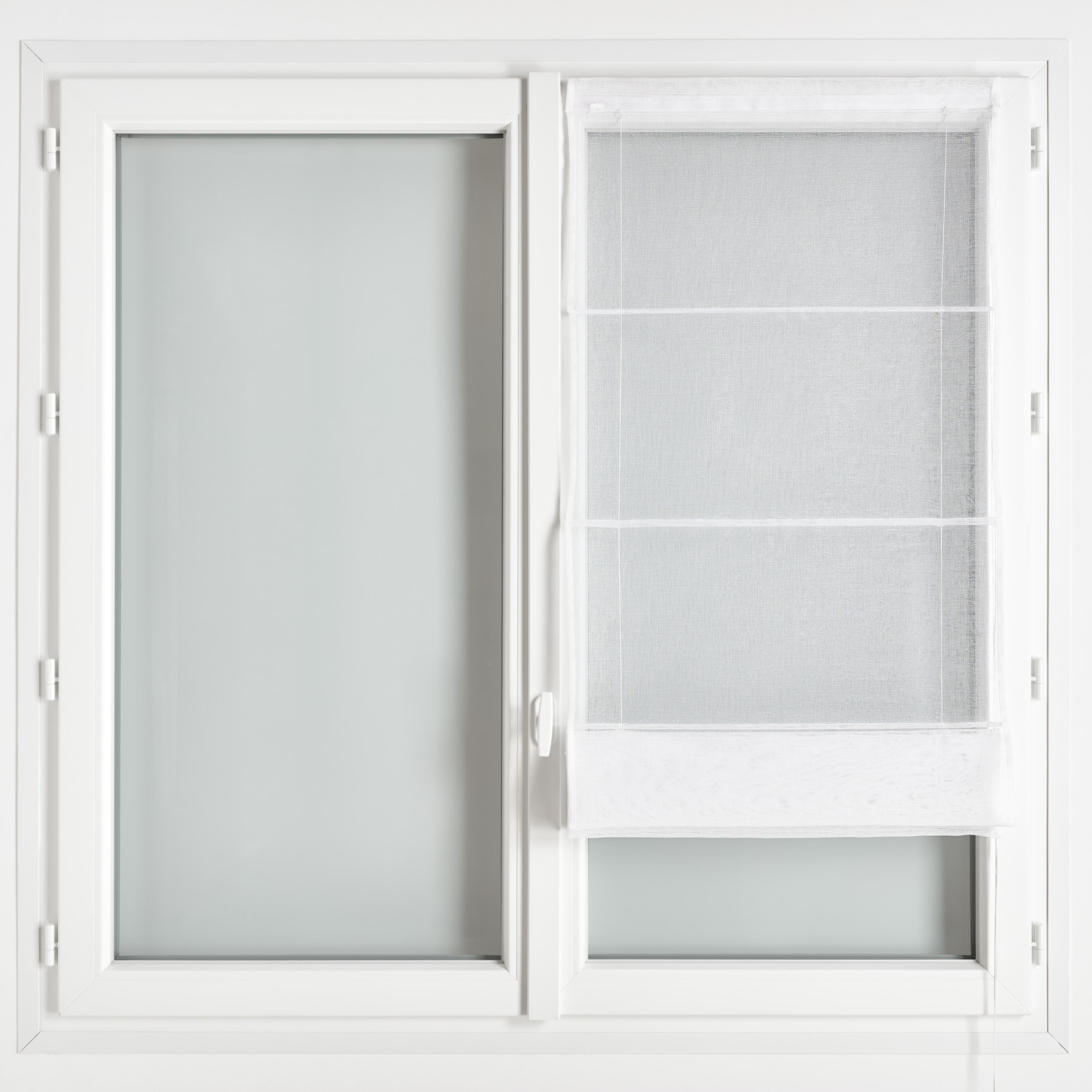 Store bateau en étamine blanc - Blanc