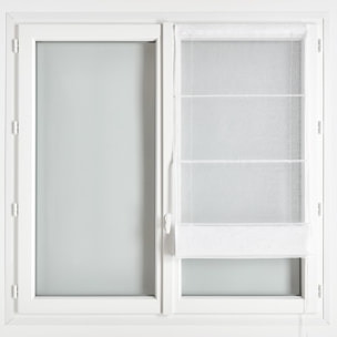 Store bateau en étamine blanc - Blanc