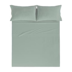 Drap plat PURE en coton percale - vert