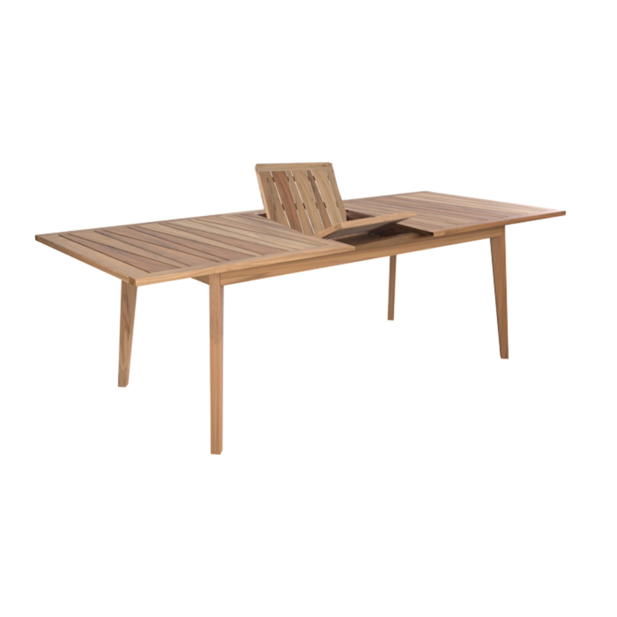 Table de jardin extensible en teck massif 186/245 cm - Tunga
