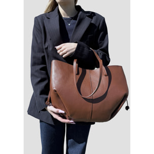 Borsa a Mano Shopper a Spalla da Donna in Pelle Dollaro