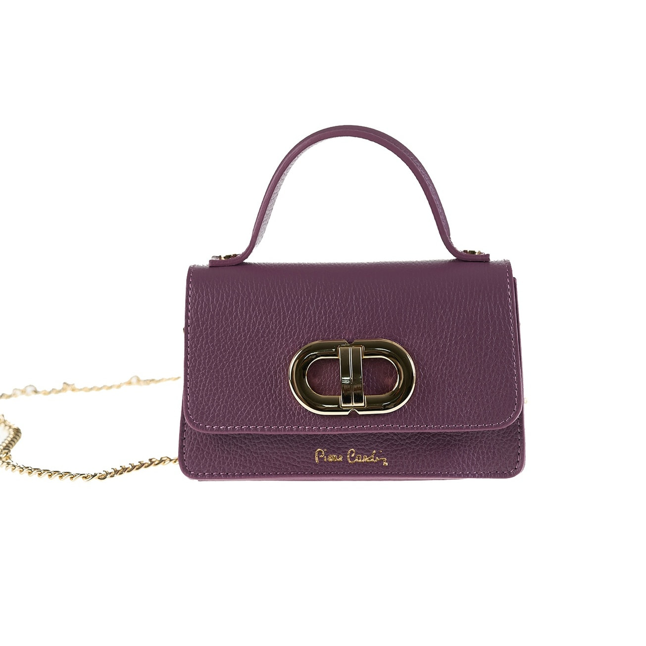 Borsa a mano da donna Made in Italy - Modello Aurélia Nova - 100% pelle - 19.5 x 10.0 x 7.0 cm