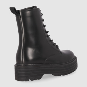 Botines - Negro - Tacón: Bajo