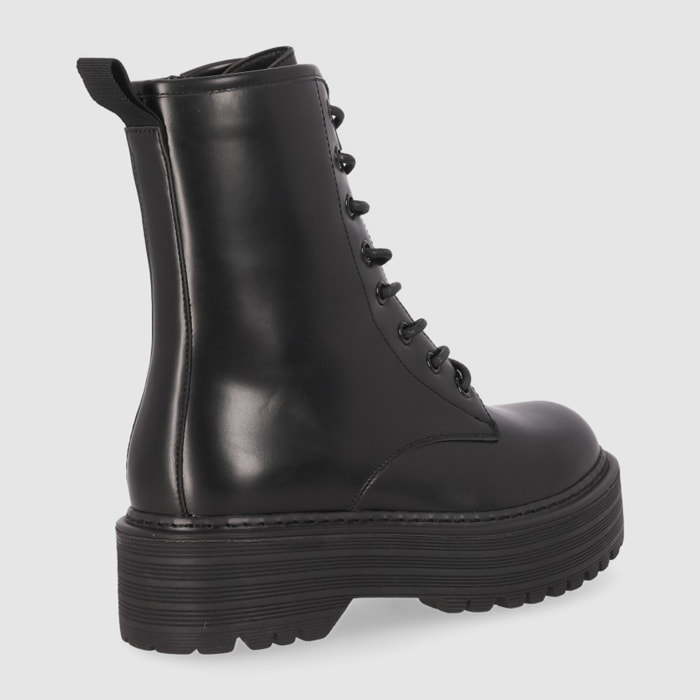 Botines - Negro - Tacón: Bajo