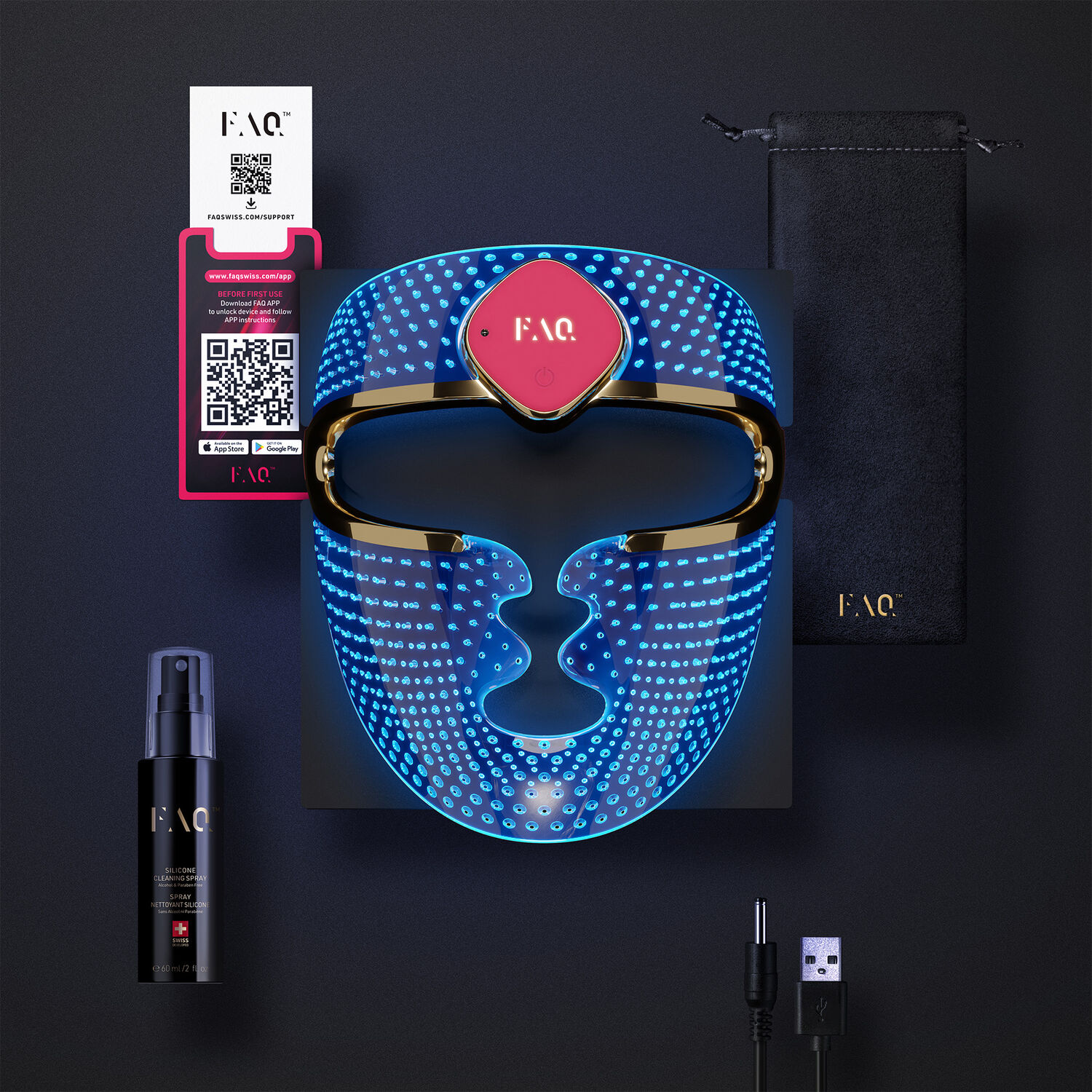 FAQ™ 201 - Masque LED Avancé Visage