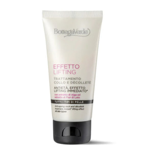 Effetto Lifting - Tratamiento antiedad cuello y escote, efecto lifting inmediato*, con extracto de Algas y extracto de Flor de Loto (50 ml)