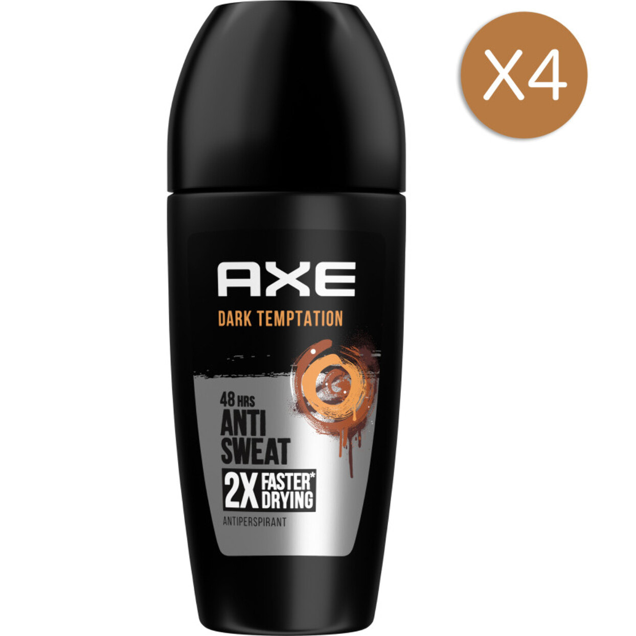 4 Déodorants AXE Bille Dark Temptation (Lot 4x50ml)