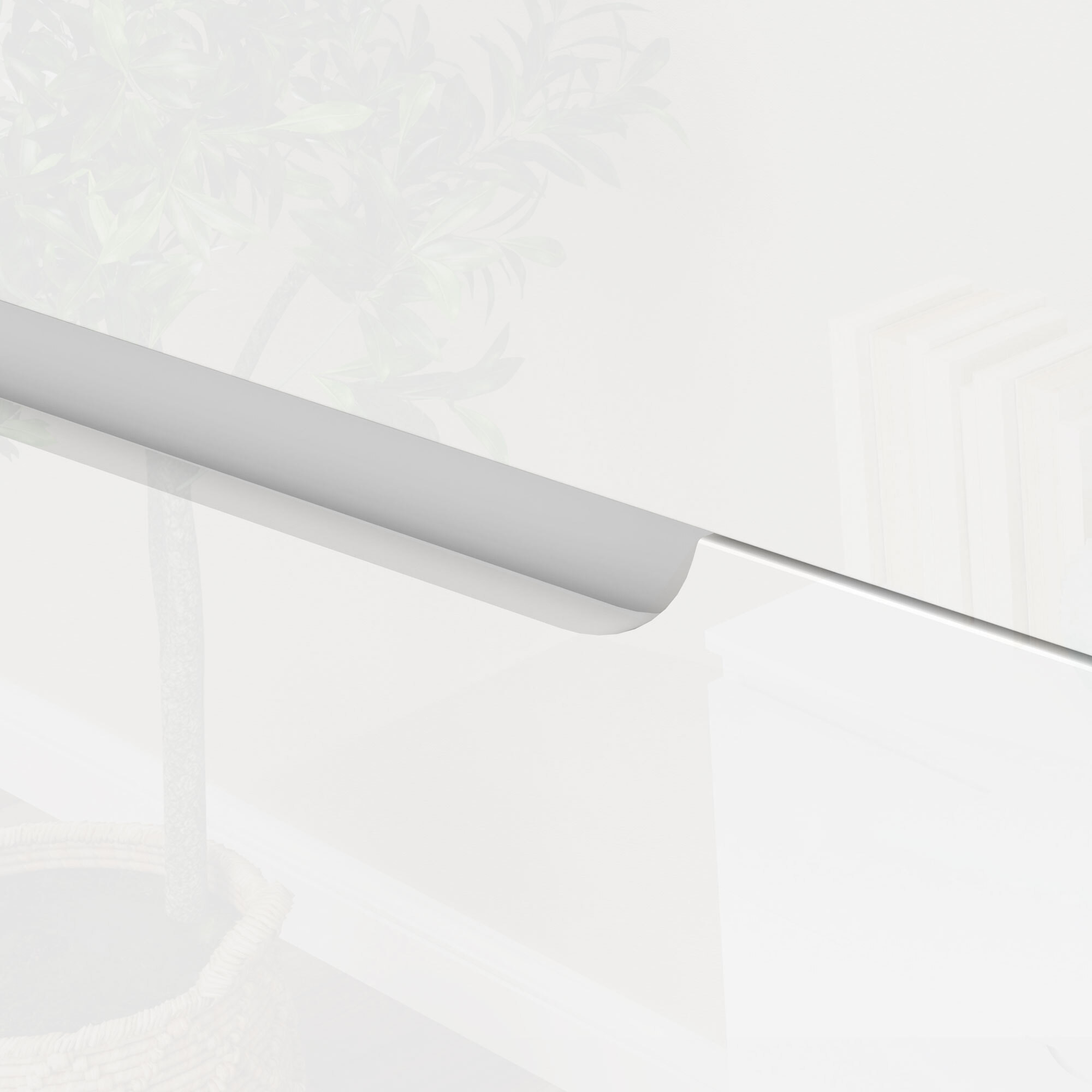 Cómoda con 6 Cajones Cómoda de Dormitorio Moderno con Anti-vuelco Cajonera para Salón Pasillo 120x40x75 cm Blanco