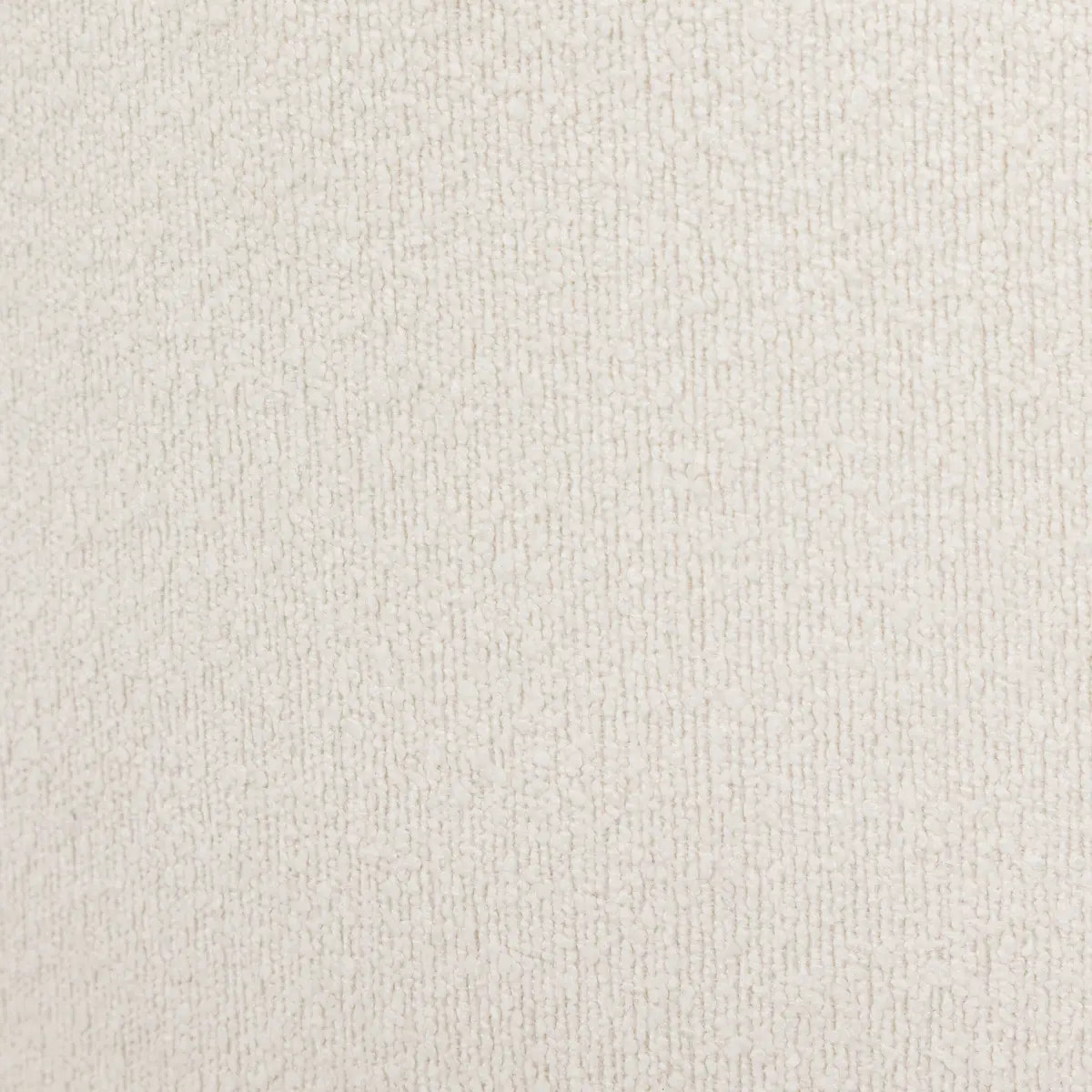 Pouf coffre bouclette Kaydi blanc D35cm