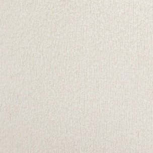 Pouf coffre bouclette Kaydi blanc D35cm