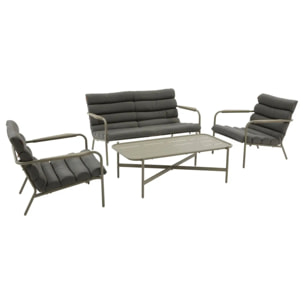 Salon de jardin Solani 4 places café