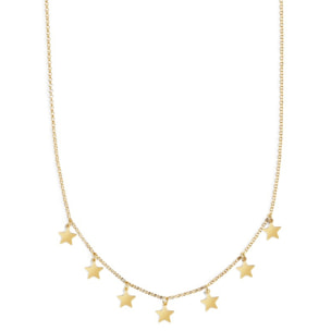 Collana Mini Stars Argento Placcato Oro