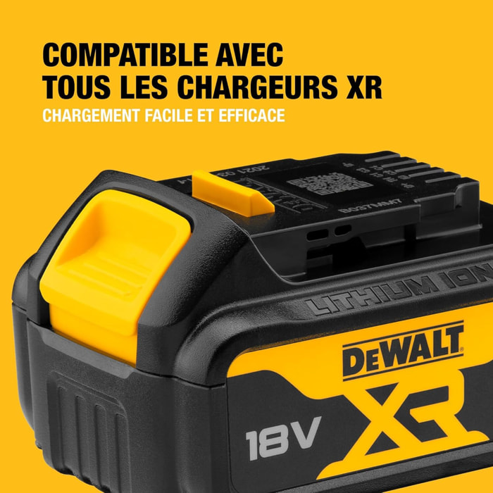 Batterie XR 18V 4 Ah Li-Ion - DEWALT - DCB182-XJ