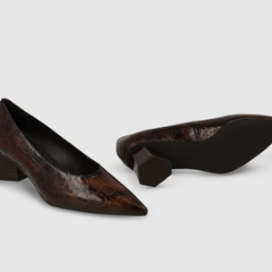 ZAPATOS DE SALÓN MARRONES CRE4941