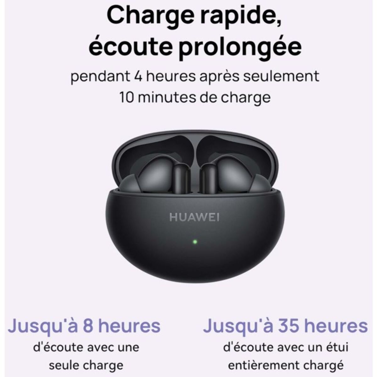 Ecouteurs HUAWEI Freebuds 6i noir