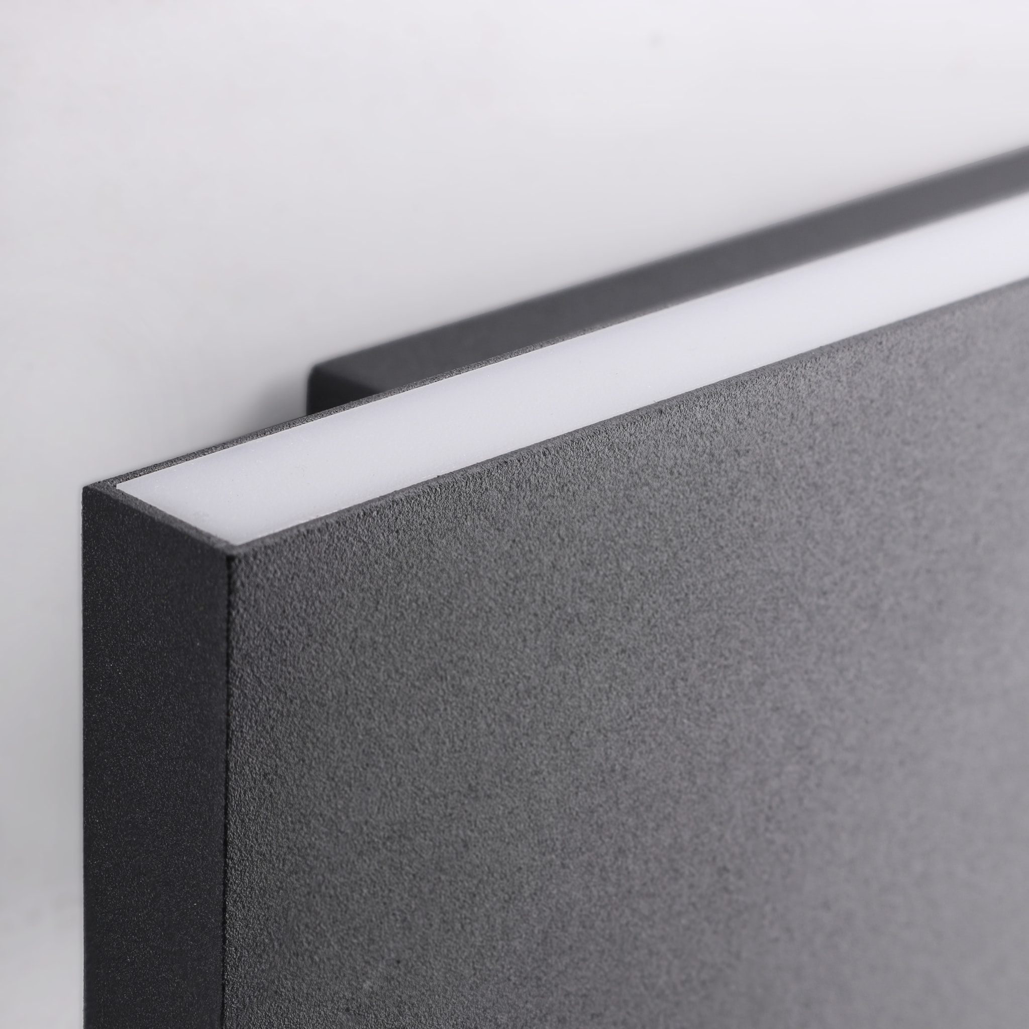 Forlight Aplique Ip20 Thin Led 6,4W 3000K Negro 215Lm